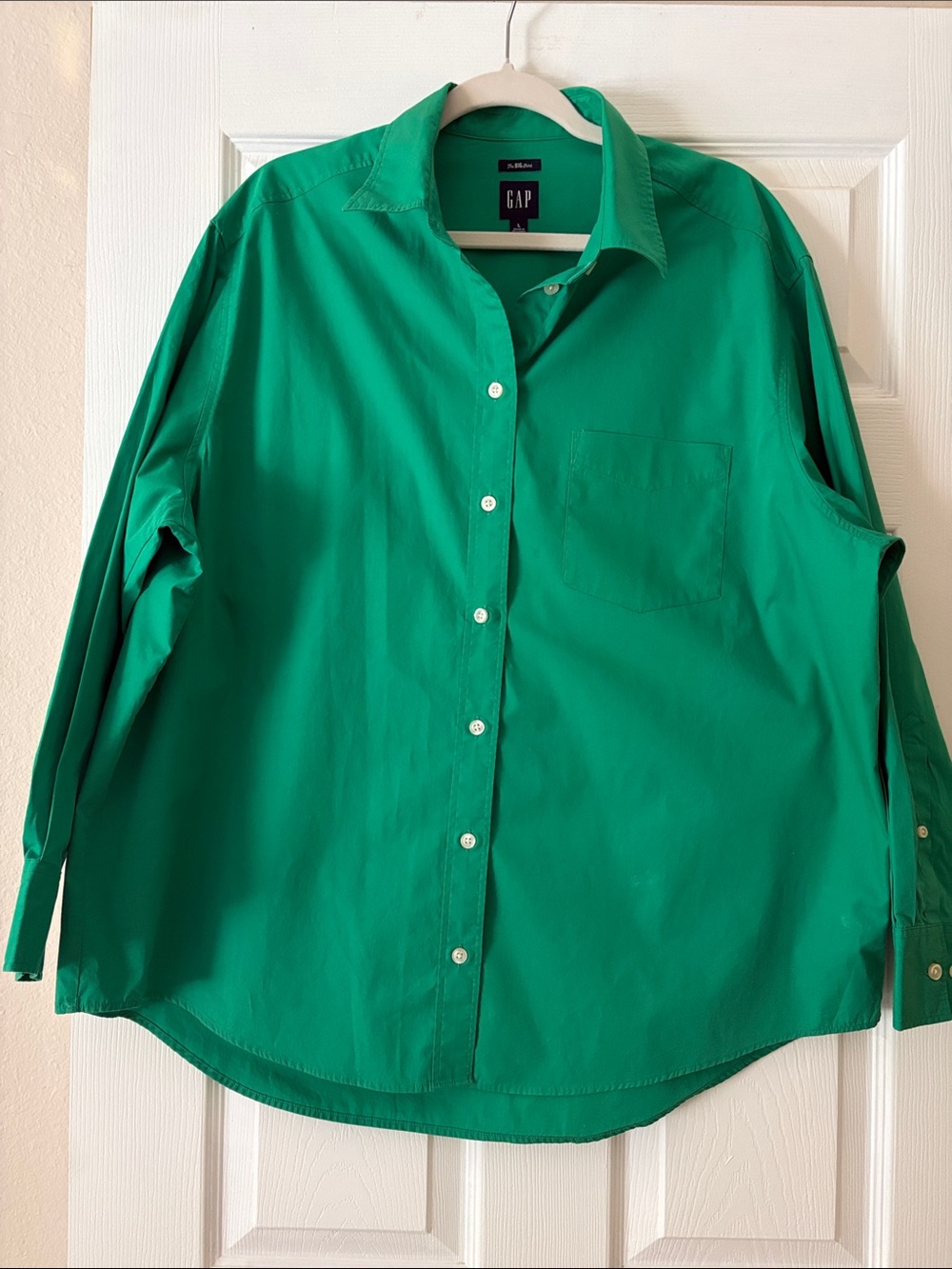 GAP Emerald Green Button-Up Shirt
